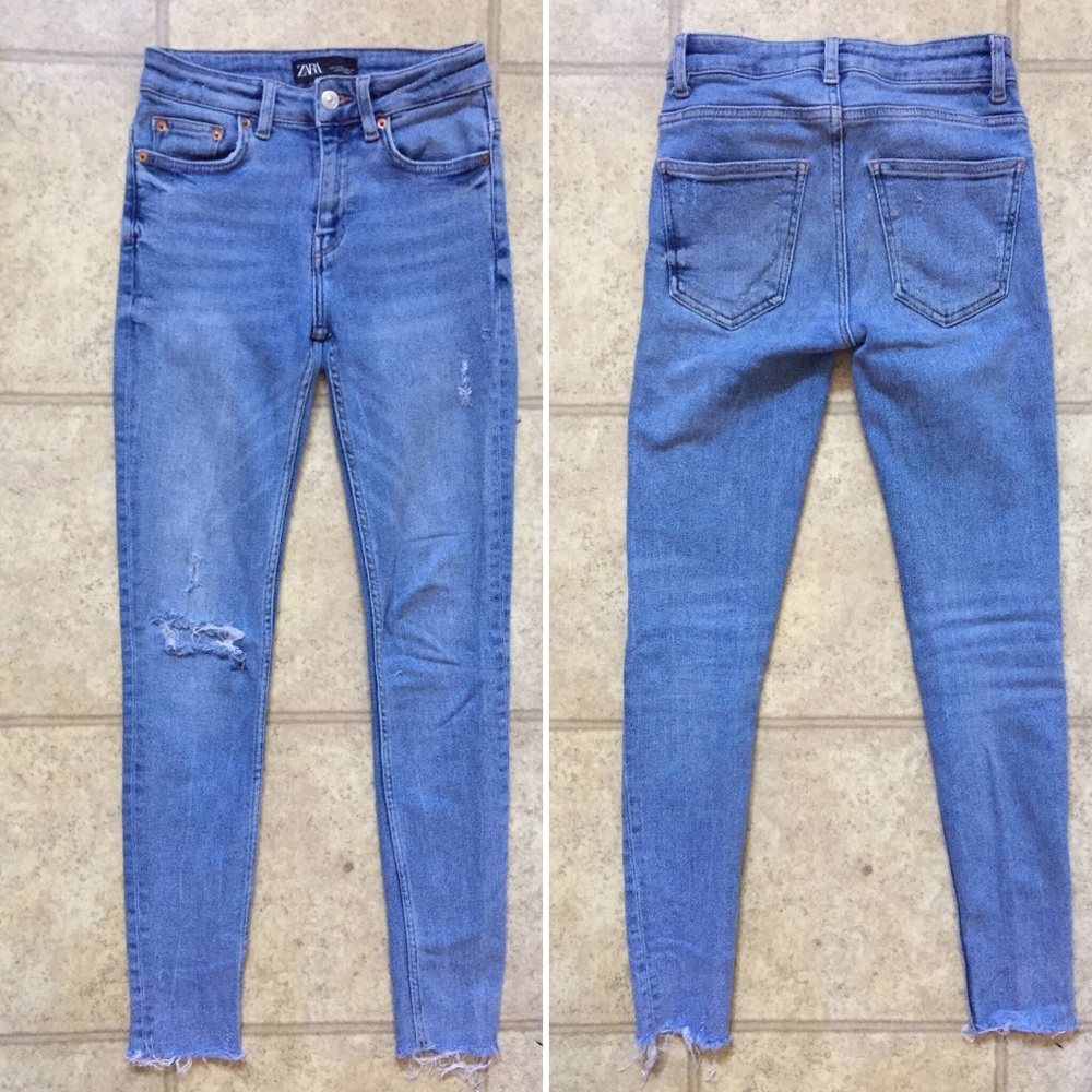 ZARA high waist skinny jeans